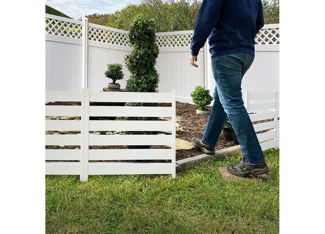 【新品・未使用】Take HEGE Outside Set Amazon.com : 2.5ft H x 5.1ft W (1 Gate) No Dig Zippity